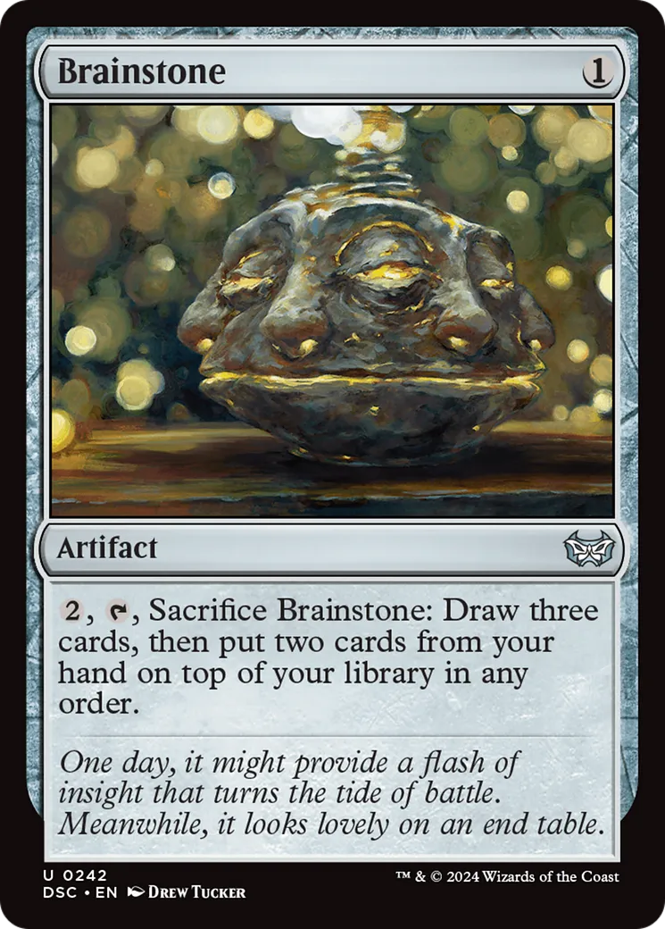 Brainstone — Duskmourn: House of Horror Commander — Magic: The Gathering