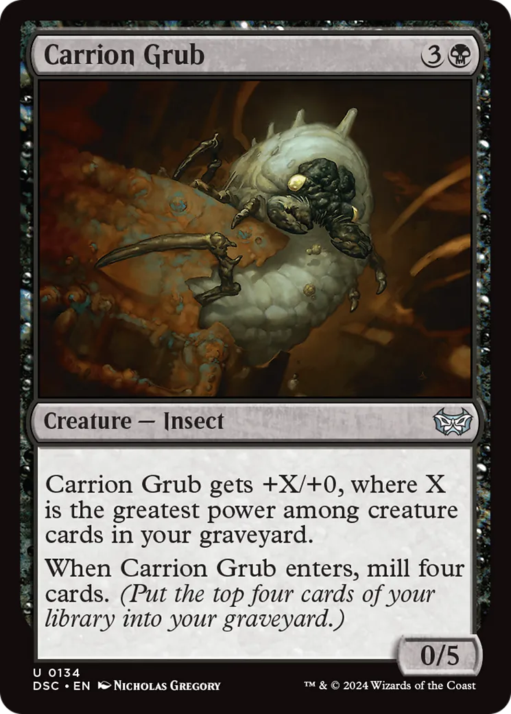 Larve charognarde — Duskmourn: House of Horror Commander — Magic: The Gathering