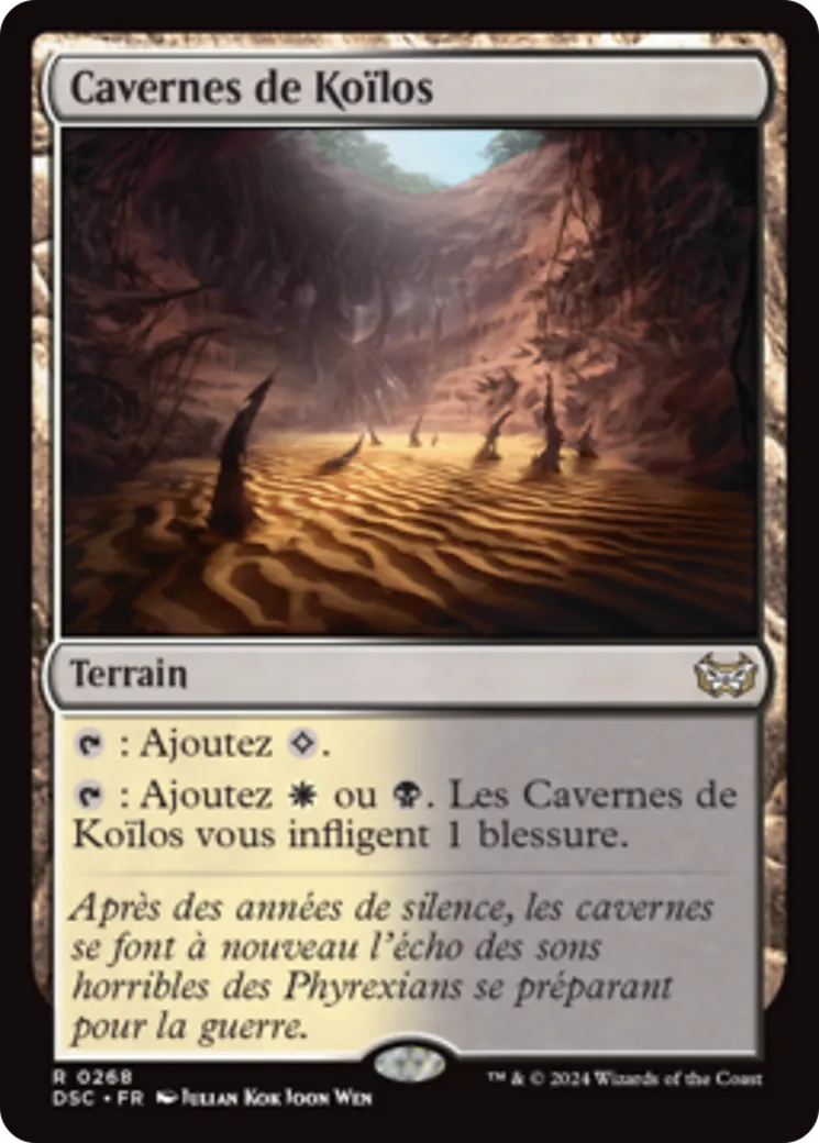Cavernes de Koïlos — Duskmourn: House of Horror Commander — Magic: The Gathering