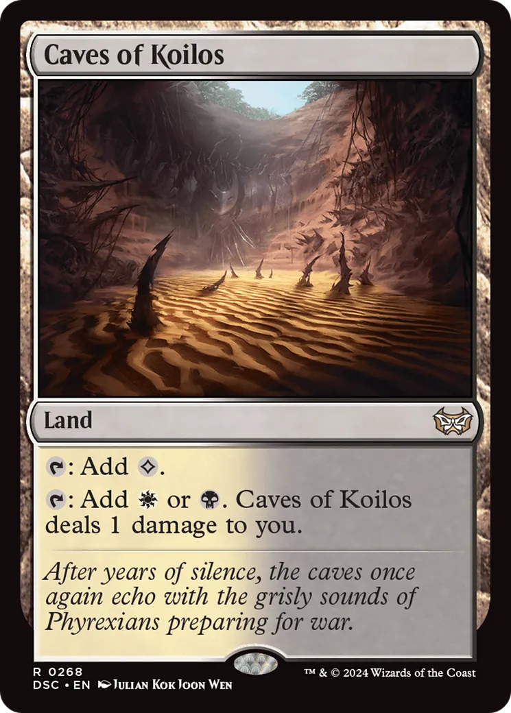 Caves of Koilos — Duskmourn: House of Horror Commander — Magic: The Gathering
