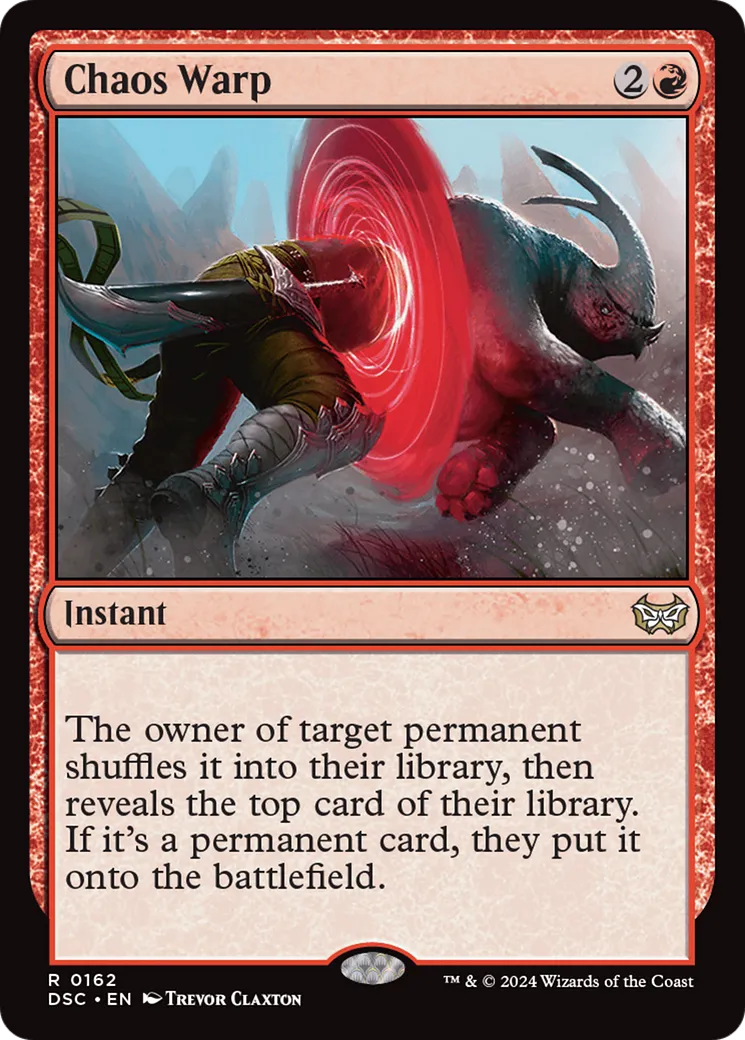 Distorsion chaotique — Duskmourn: House of Horror Commander — Magic: The Gathering