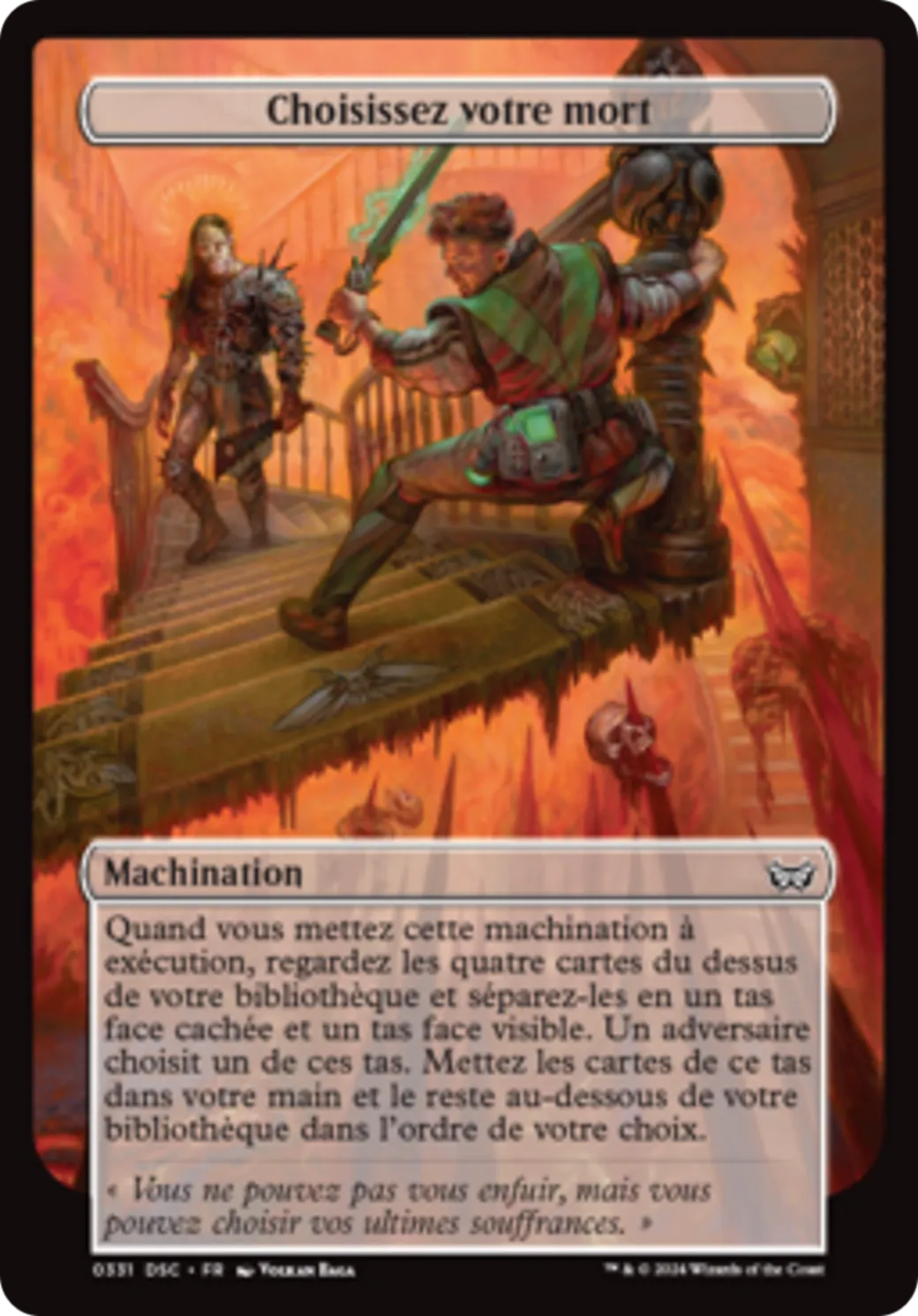 Choisissez votre mort — Duskmourn: House of Horror Commander — Magic: The Gathering