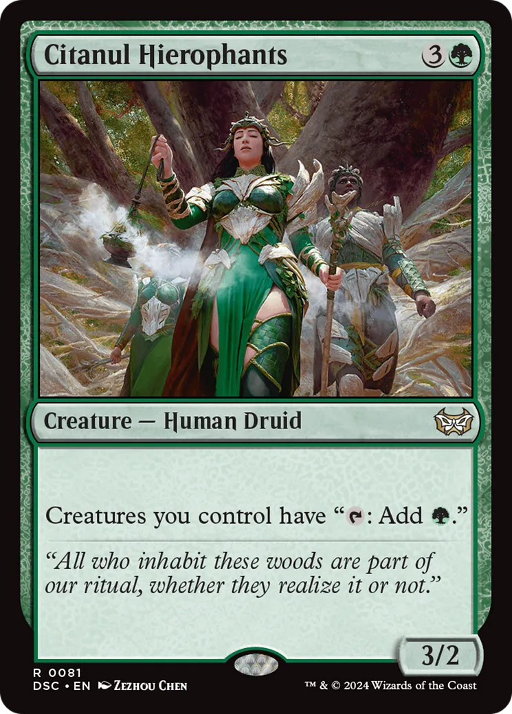 Citanul Hierophants — Duskmourn: House of Horror Commander — Magic: The Gathering