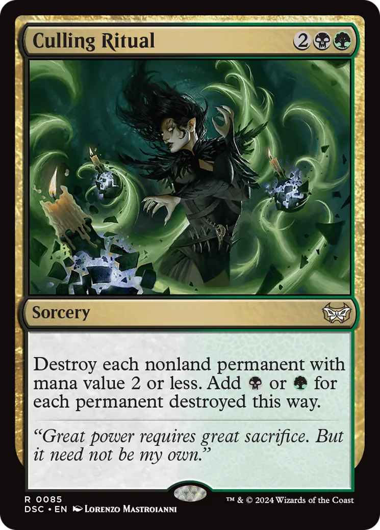 Rituel sacrificiel — Duskmourn: House of Horror Commander — Magic: The Gathering