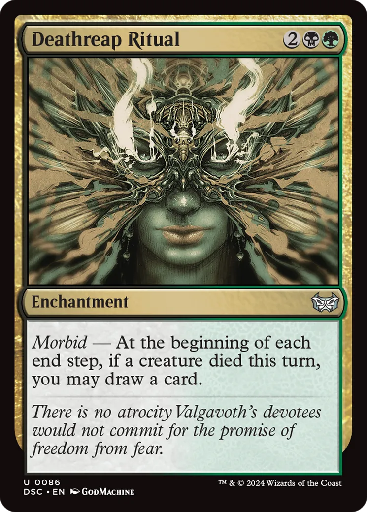 Deathreap Ritual — Duskmourn: House of Horror Commander — Magic: The Gathering