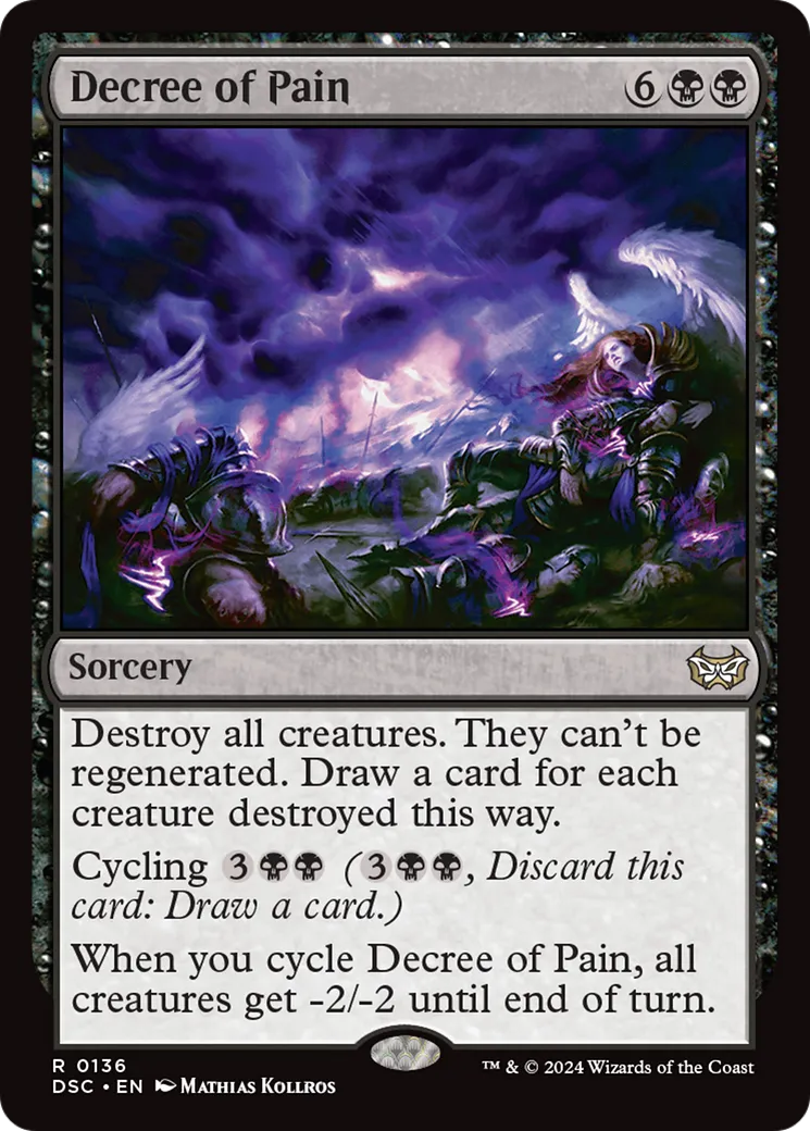 Decree of Pain — Duskmourn: House of Horror Commander — Magic: The Gathering