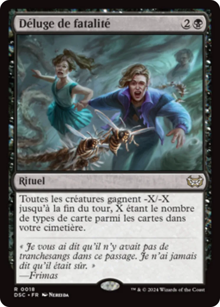 Déluge de fatalité — Duskmourn: House of Horror Commander — Magic: The Gathering