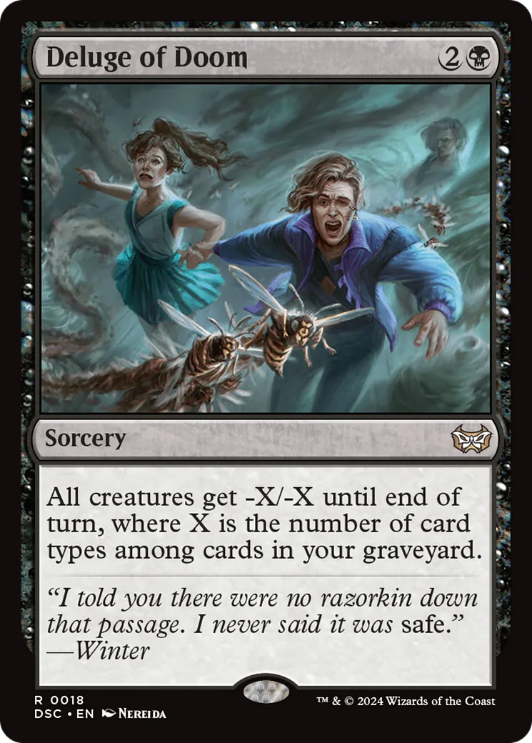 Deluge of Doom — Duskmourn: House of Horror Commander — Magic: The Gathering