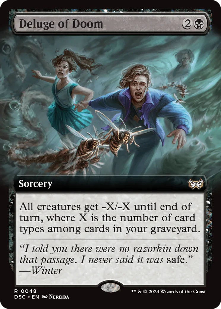 Deluge of Doom — Duskmourn: House of Horror Commander — Magic: The Gathering