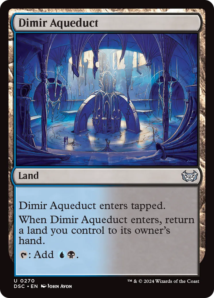 Aqueduc de Dimir — Duskmourn: House of Horror Commander — Magic: The Gathering