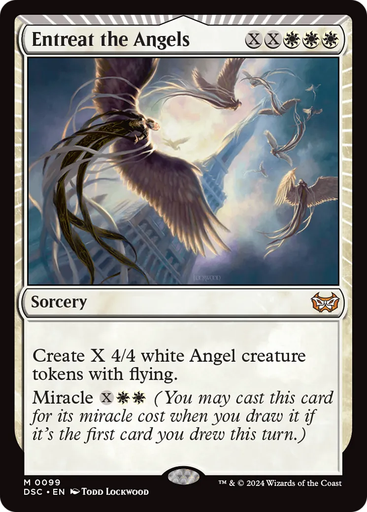 Entreat the Angels — Duskmourn: House of Horror Commander — Magic: The Gathering