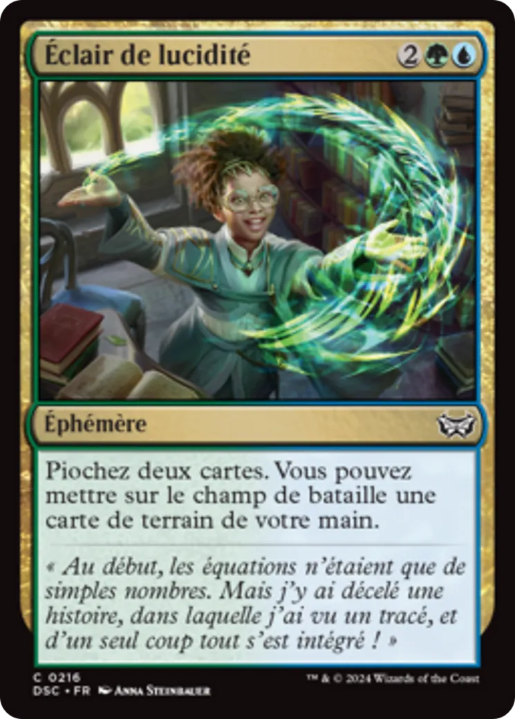 Éclair de lucidité — Duskmourn: House of Horror Commander — Magic: The Gathering