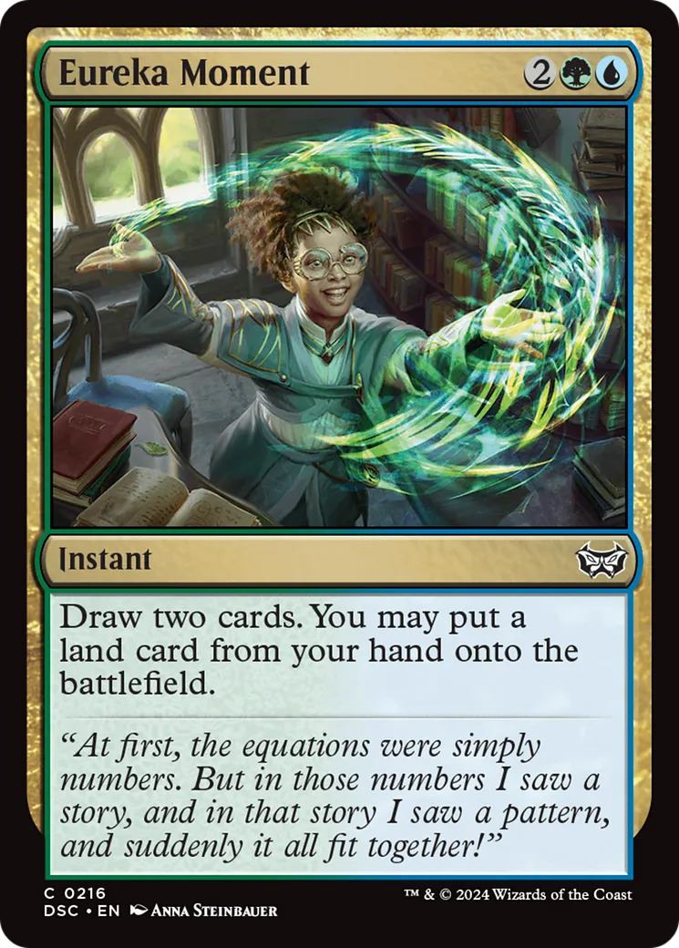 Eureka Moment — Duskmourn: House of Horror Commander — Magic: The Gathering