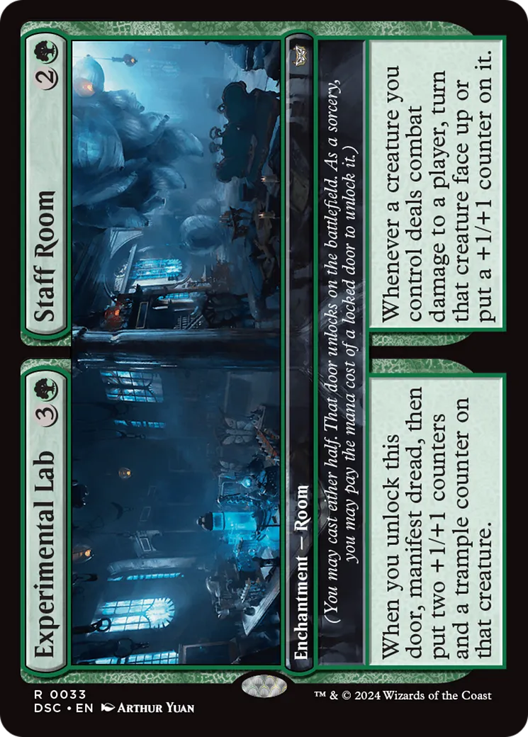 Experimental Lab // Staff Room — Duskmourn: House of Horror Commander — Magic: The Gathering