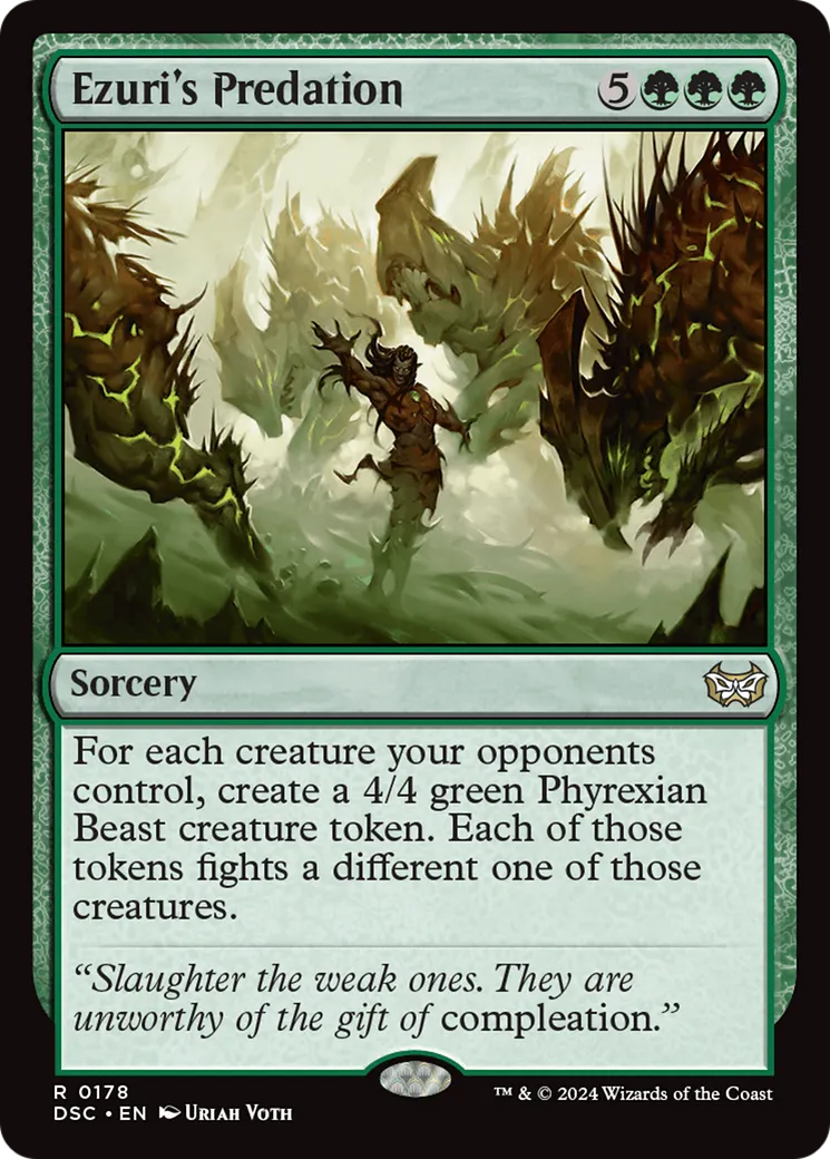 Cycle alimentaire d'Ezuri — Duskmourn: House of Horror Commander — Magic: The Gathering