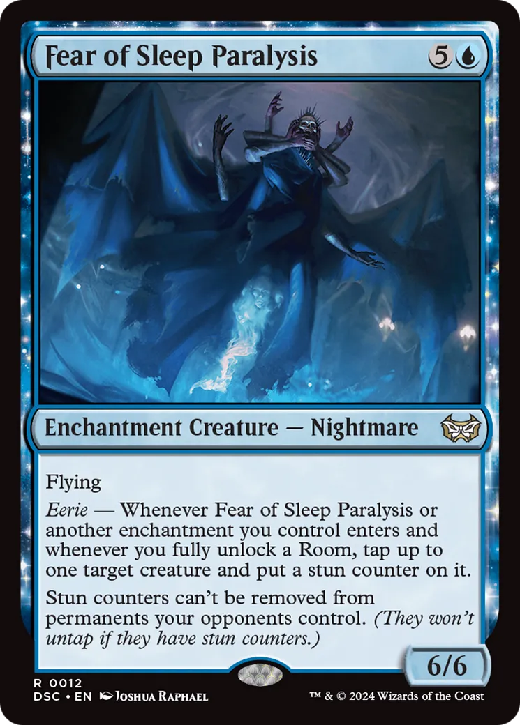 Fear of Sleep Paralysis — Duskmourn: House of Horror Commander — Magic: The Gathering