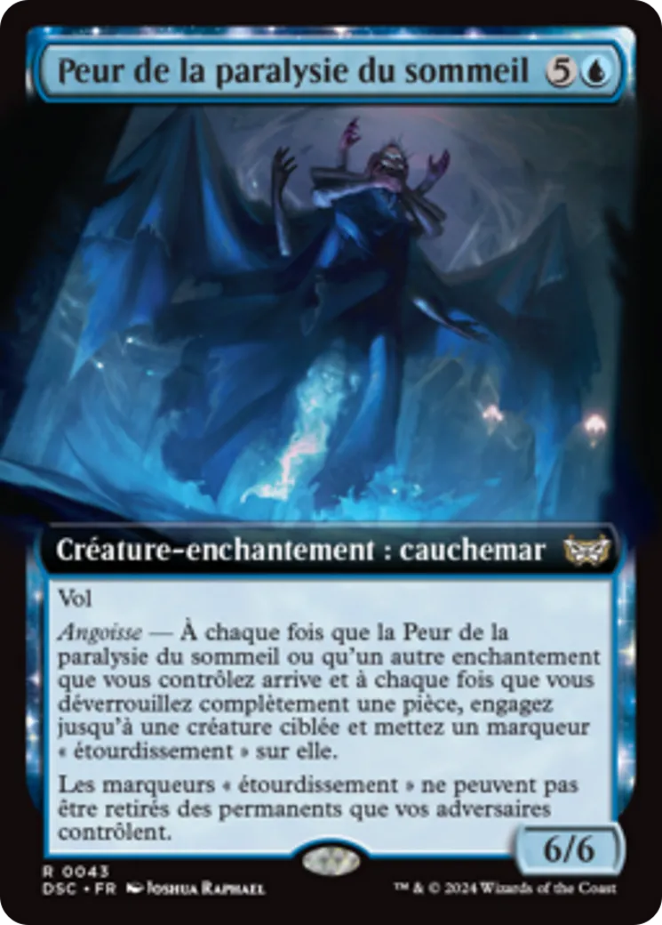 Peur de la paralysie du sommeil — Duskmourn: House of Horror Commander — Magic: The Gathering