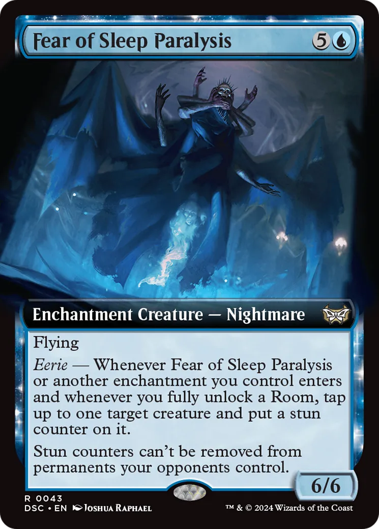Fear of Sleep Paralysis — Duskmourn: House of Horror Commander — Magic: The Gathering
