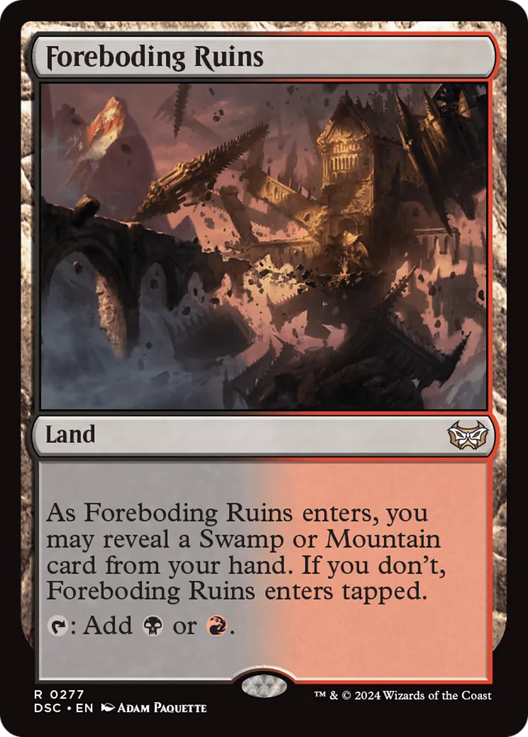 Ruines angoissantes — Duskmourn: House of Horror Commander — Magic: The Gathering