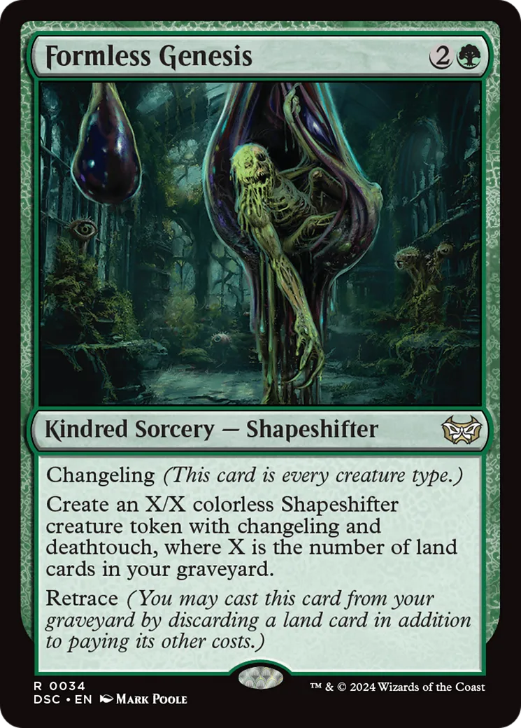 Genèse informe — Duskmourn: House of Horror Commander — Magic: The Gathering