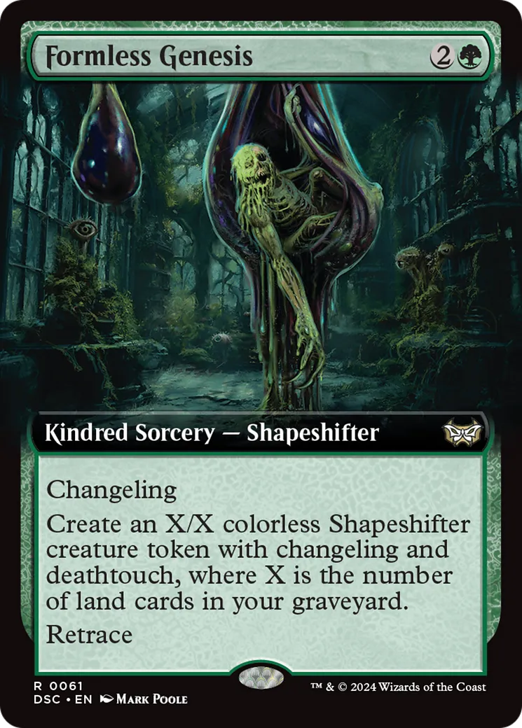 Genèse informe — Duskmourn: House of Horror Commander — Magic: The Gathering