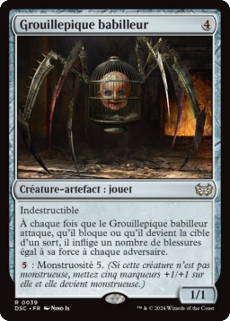 Grouillepique babilleur — Duskmourn: House of Horror Commander — Magic: The Gathering
