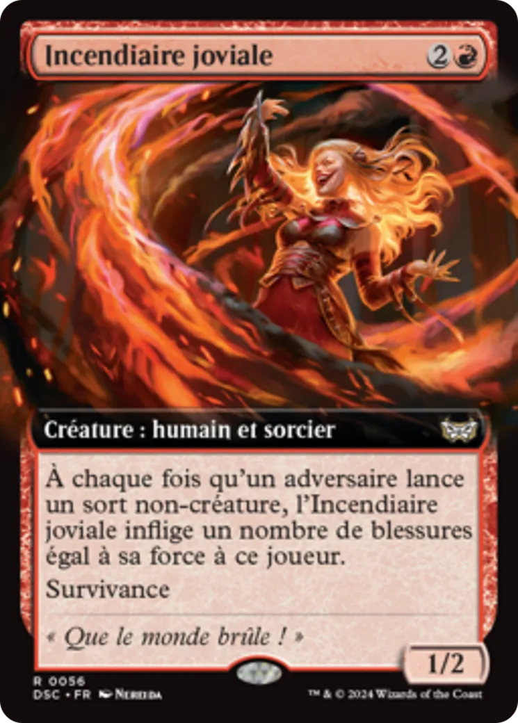 Incendiaire joviale — Duskmourn: House of Horror Commander — Magic: The Gathering