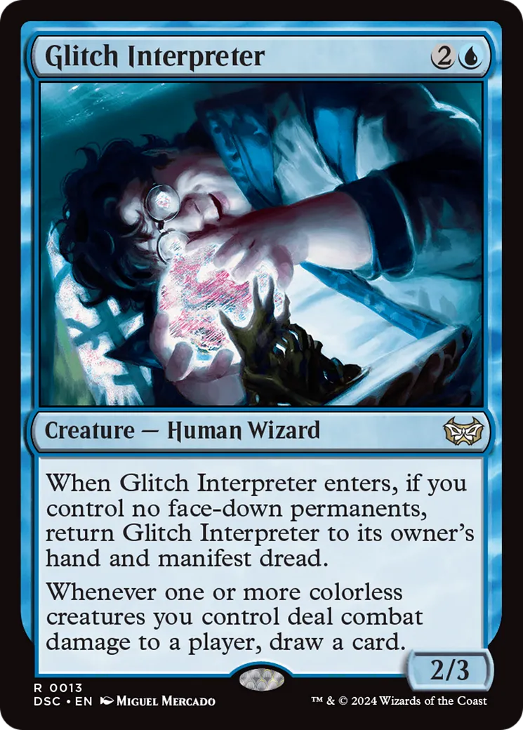 Glitch Interpreter — Duskmourn: House of Horror Commander — Magic: The Gathering