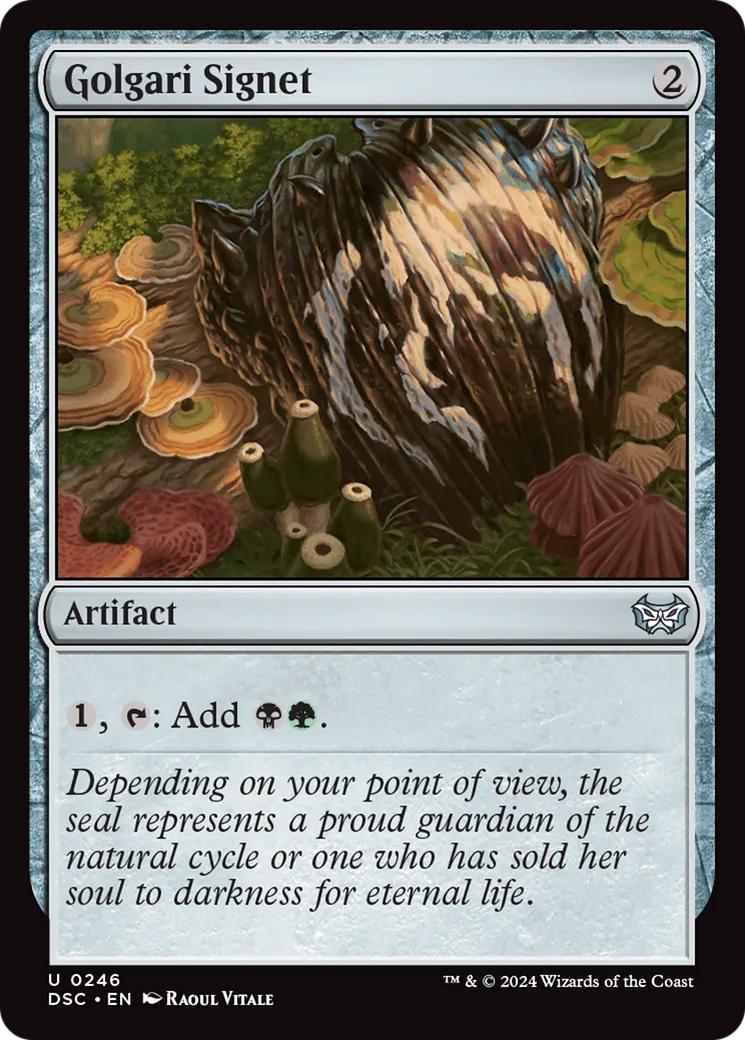 Cachet de Golgari — Duskmourn: House of Horror Commander — Magic: The Gathering