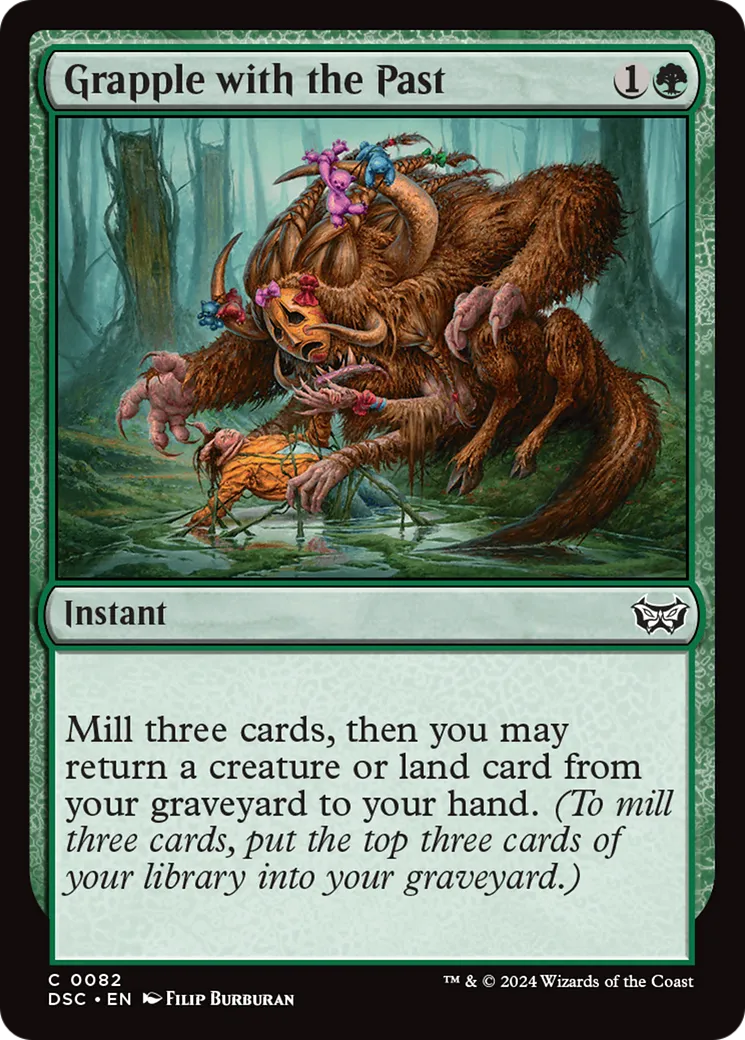 Lutter contre le passé — Duskmourn: House of Horror Commander — Magic: The Gathering
