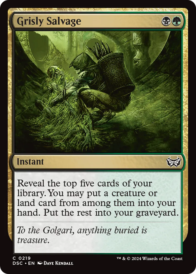 Grisly Salvage from Duskmourn: House of Horror Commander - Magic: The Gathering