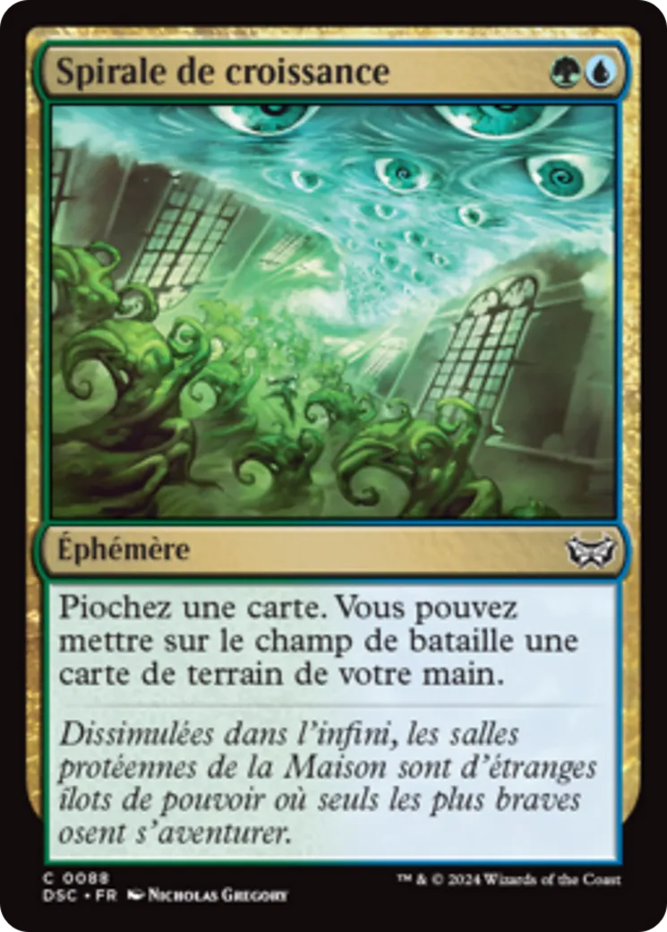 Spirale de croissance — Duskmourn: House of Horror Commander — Magic: The Gathering