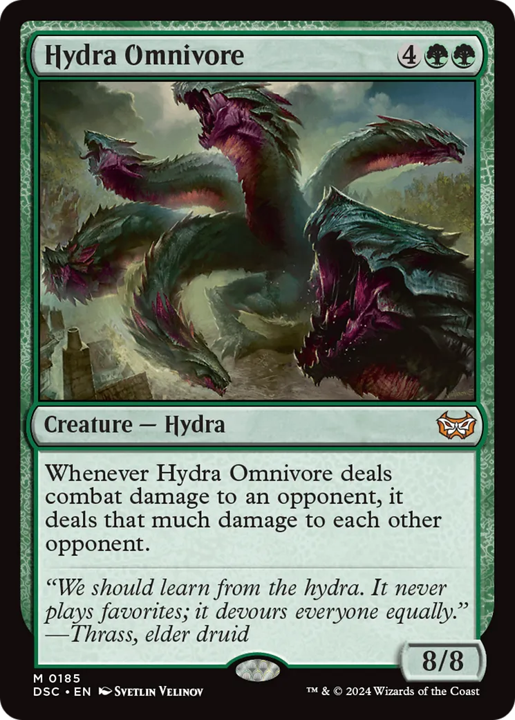 Hydra Omnivore — Duskmourn: House of Horror Commander — Magic: The Gathering