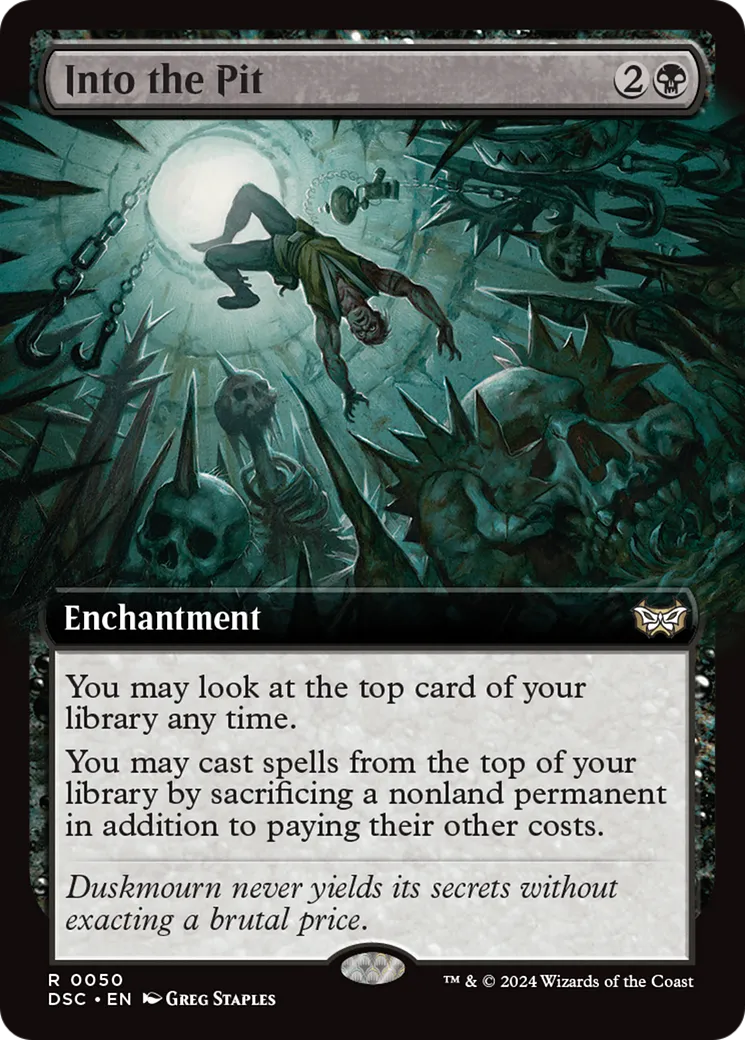 Dans le puits — Duskmourn: House of Horror Commander — Magic: The Gathering