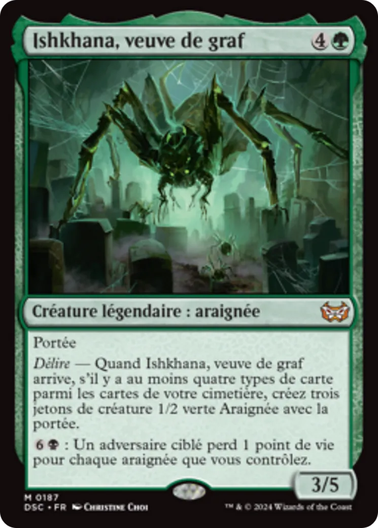 Ishkhana, veuve de graf — Duskmourn: House of Horror Commander — Magic: The Gathering