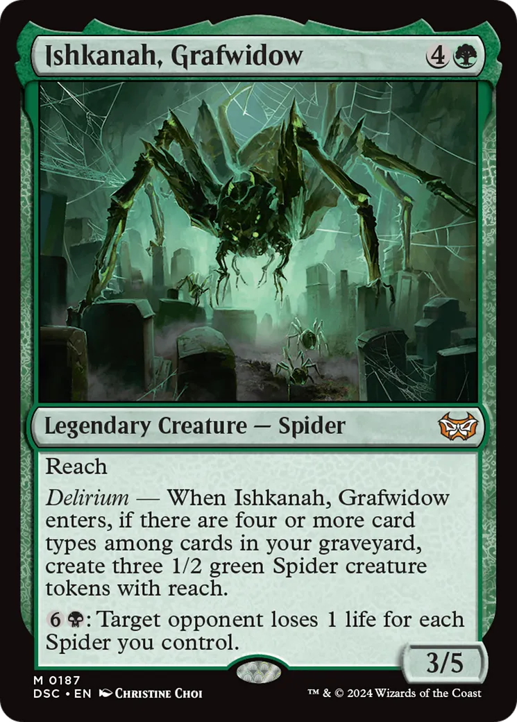 Ishkanah, Grafwidow — Duskmourn: House of Horror Commander — Magic: The Gathering