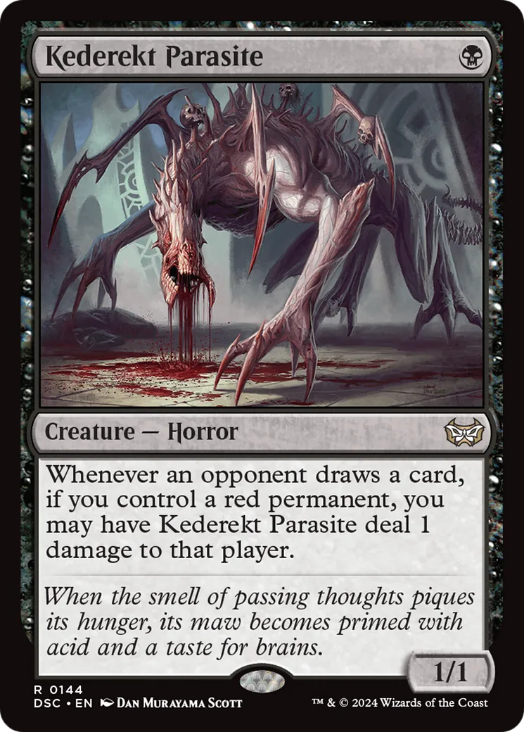 Parasite de Kederekt — Duskmourn: House of Horror Commander — Magic: The Gathering
