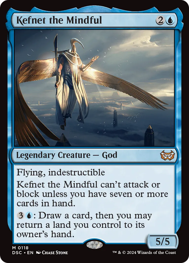 Kefnet the Mindful — Duskmourn: House of Horror Commander — Magic: The Gathering