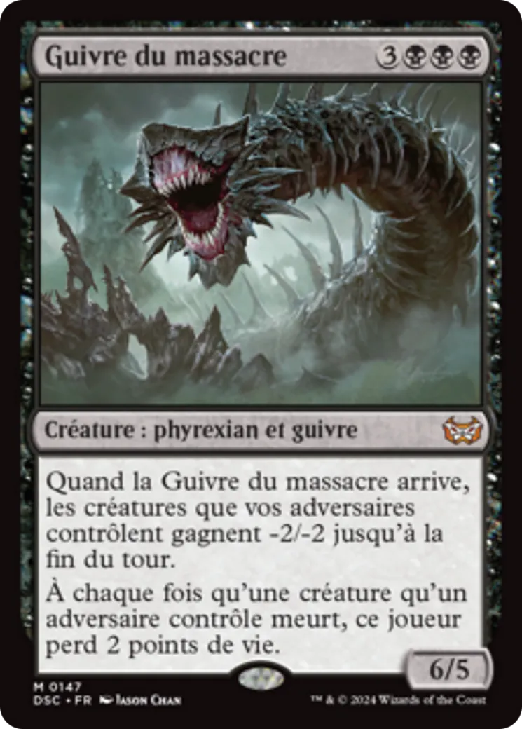 Guivre du massacre — Duskmourn: House of Horror Commander — Magic: The Gathering