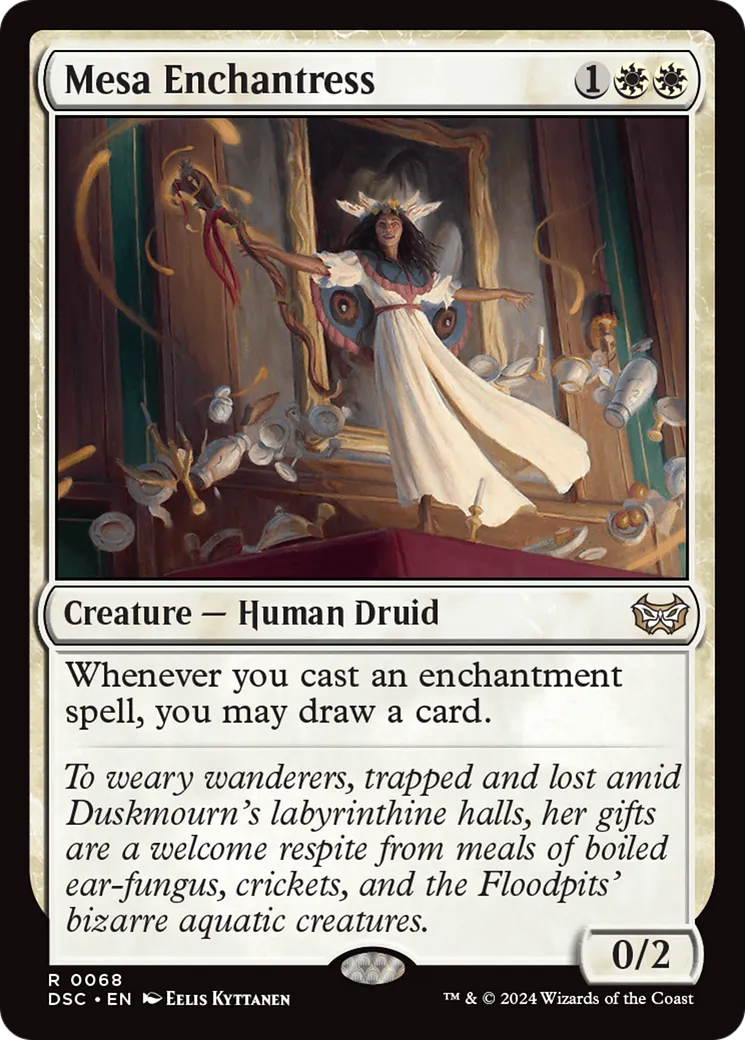 Enchanteresse de la Mesa — Duskmourn: House of Horror Commander — Magic: The Gathering