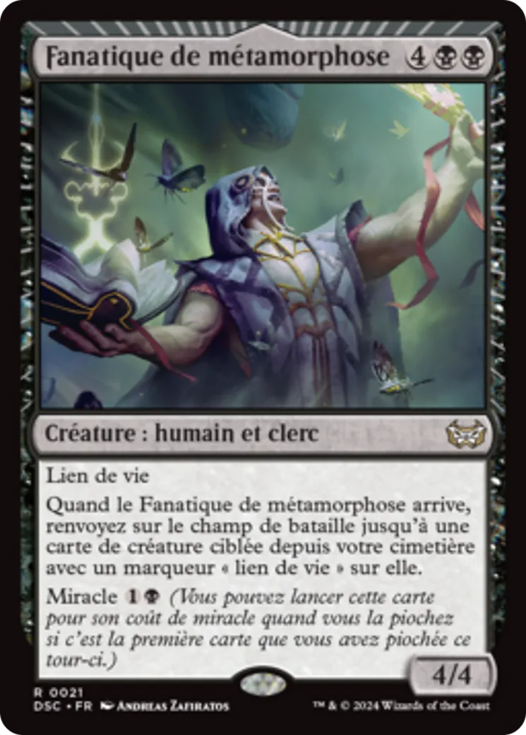 Fanatique de métamorphose — Duskmourn: House of Horror Commander — Magic: The Gathering