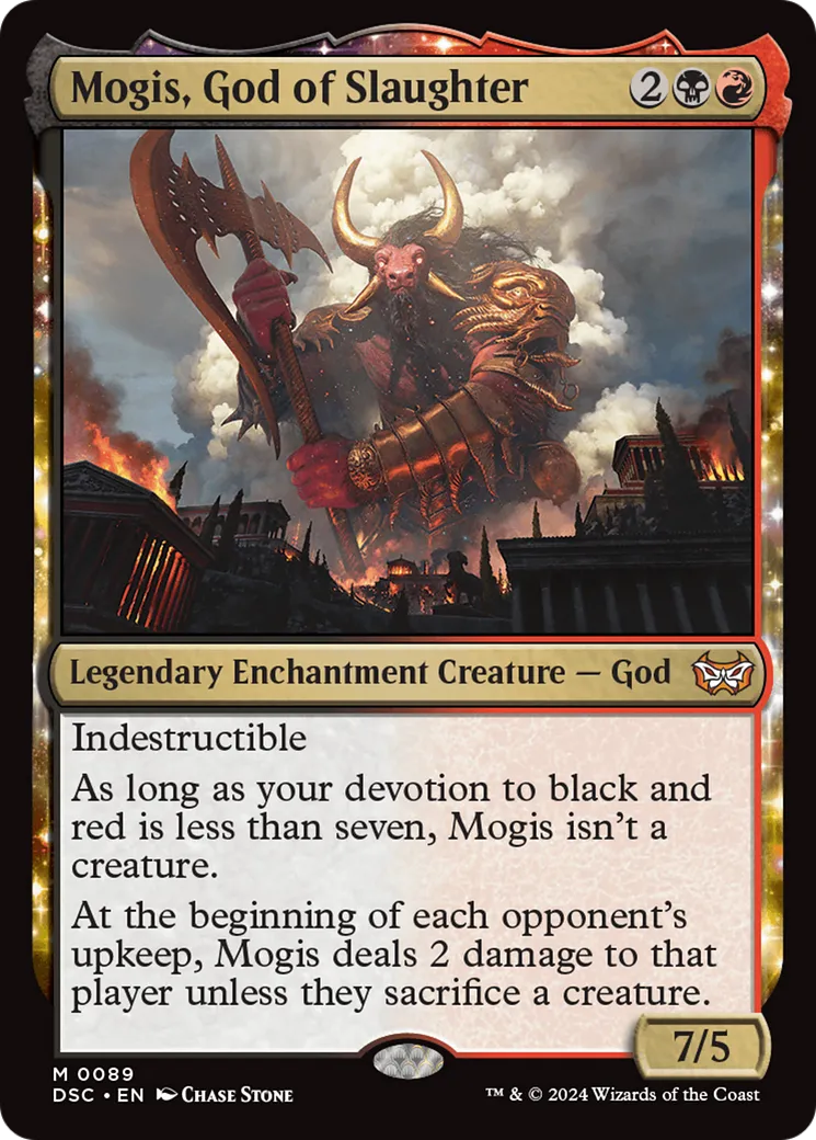 Mogis, dieu du Massacre — Duskmourn: House of Horror Commander — Magic: The Gathering