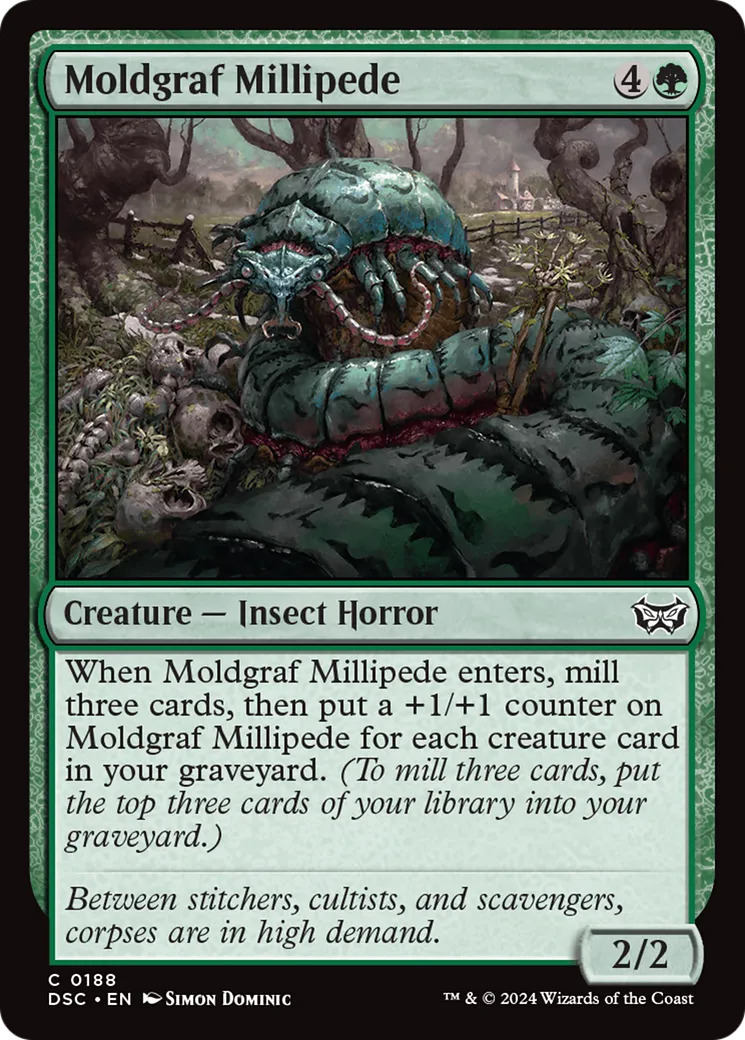 Moldgraf Millipede — Duskmourn: House of Horror Commander — Magic: The Gathering