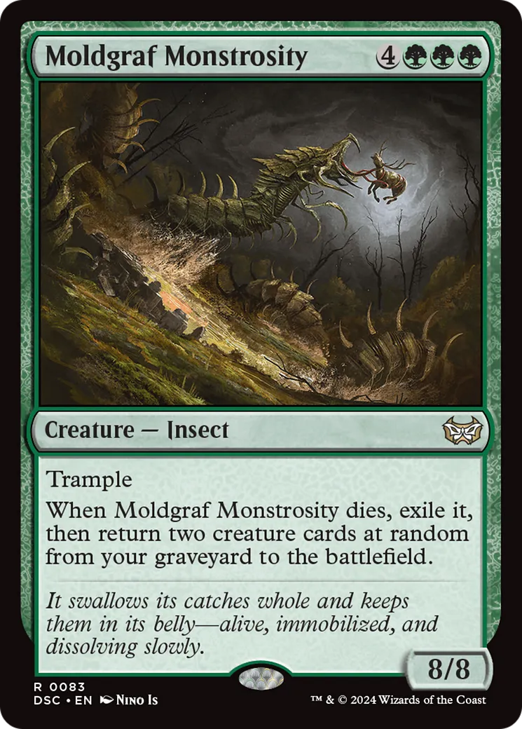 Monstruosité du moldgraf — Duskmourn: House of Horror Commander — Magic: The Gathering