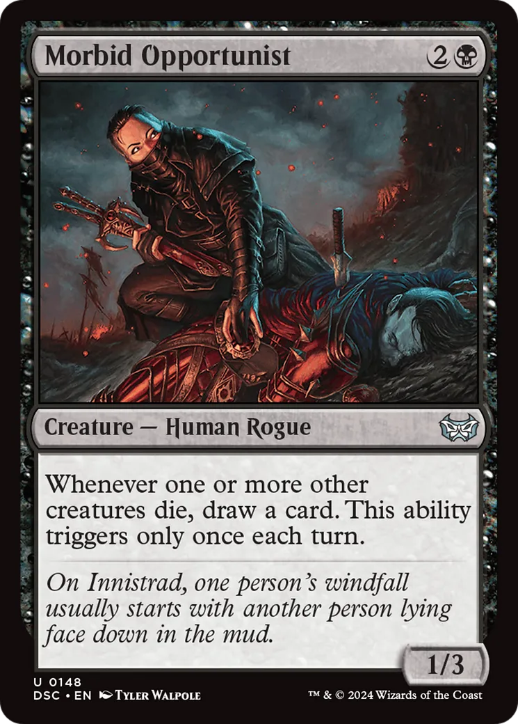 Opportuniste morbide — Duskmourn: House of Horror Commander — Magic: The Gathering