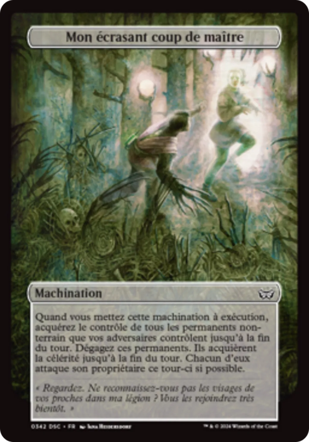 Mon écrasant coup de maître — Duskmourn: House of Horror Commander — Magic: The Gathering