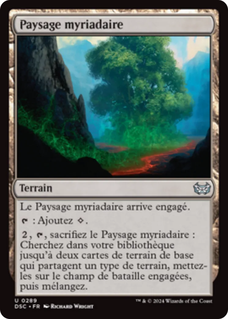 Paysage myriadaire from Duskmourn: House of Horror Commander - Magic: The Gathering