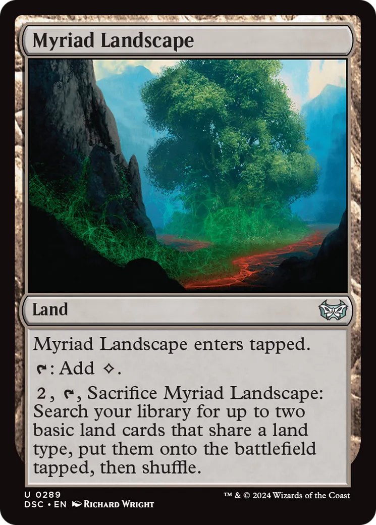 Paysage myriadaire — Duskmourn: House of Horror Commander — Magic: The Gathering