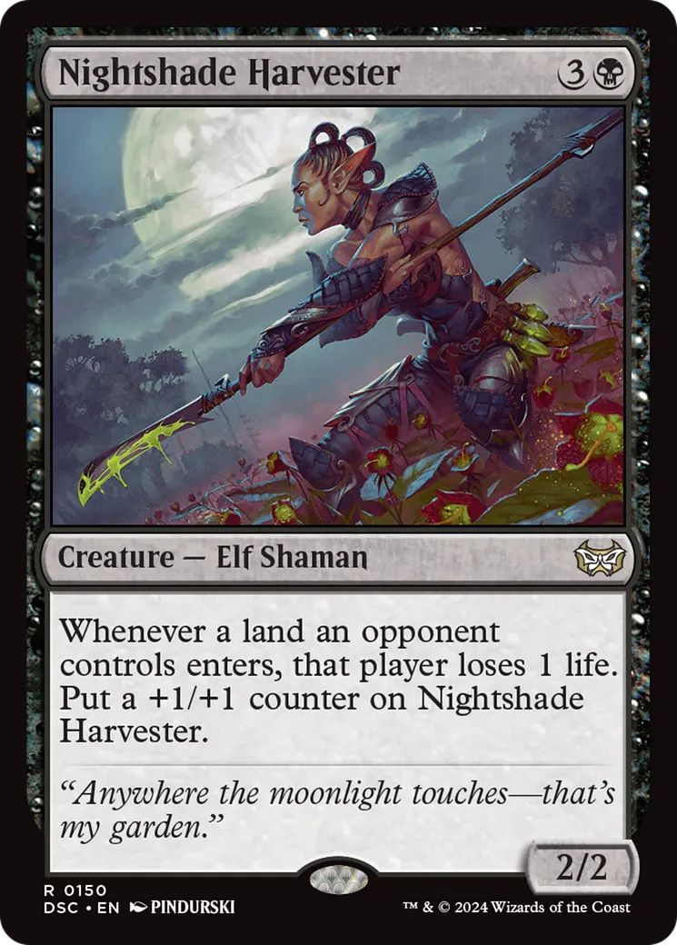 Moissonneuse de belladone — Duskmourn: House of Horror Commander — Magic: The Gathering