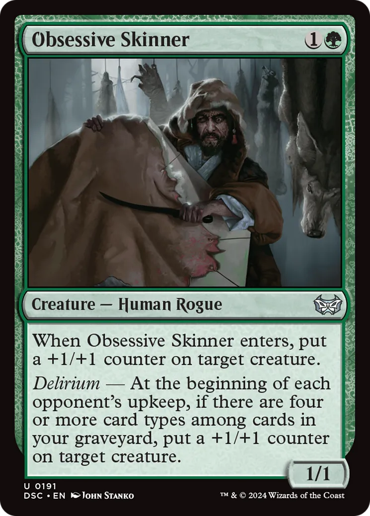 Obsessive Skinner — Duskmourn: House of Horror Commander — Magic: The Gathering